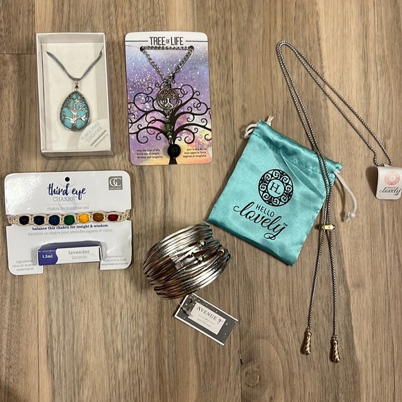 Tree of Life Jewelry - Lot of 5 New Spiritual and Inspirational Pieces and Jewelry